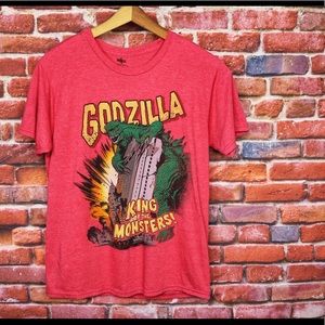 Godzilla Graphic Tees Sz L